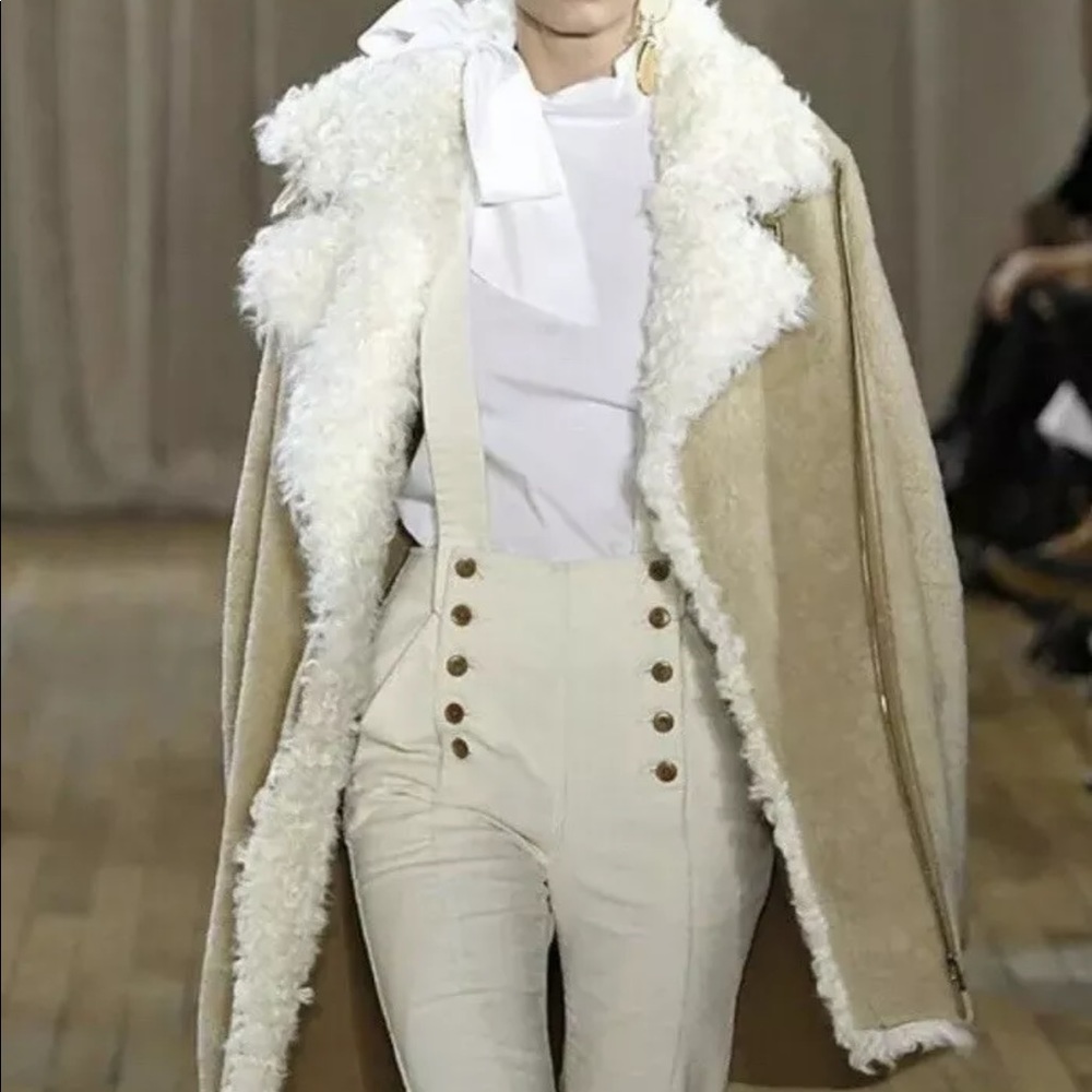 Ulla Johnson Hayden Shearling Mongolian Fur Coat